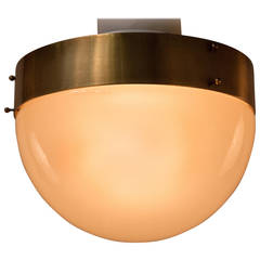 Modern Italian Flush Mount Light