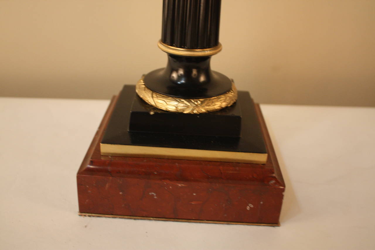 French Bronze Table Lamp 3