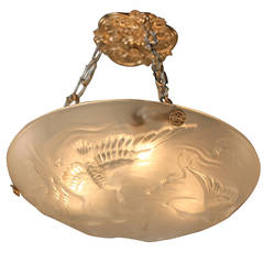 French 1930s Pendent Light
