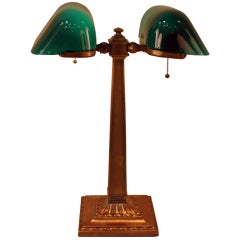 Emeralite Double Light Partners Desk Lamp