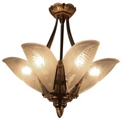 French Art Deco Chandelier