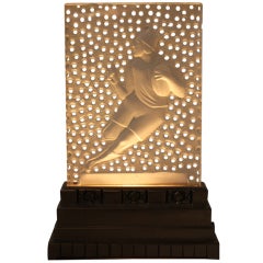 Art Deco Rugby Player Light