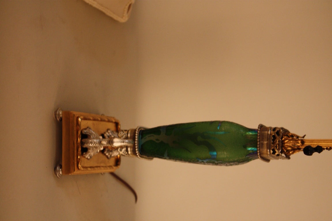 20th Century Steuben Glass Table Lamp