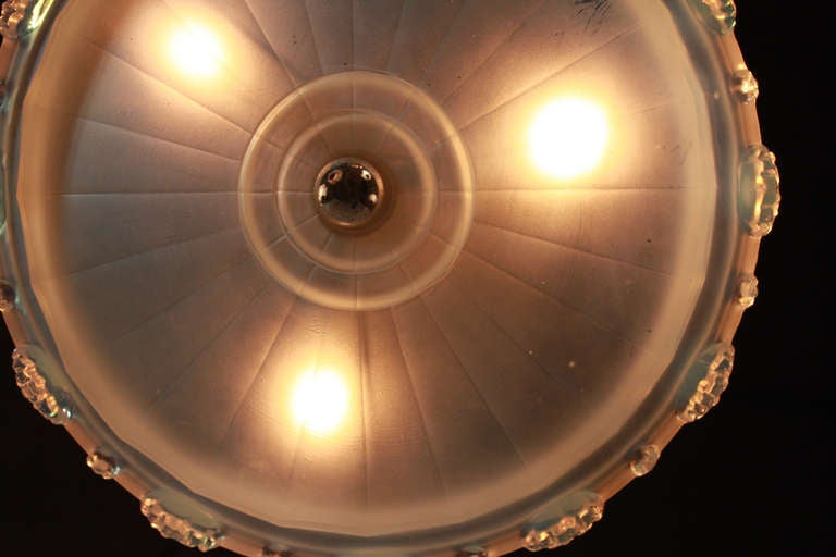 Flush Mount Ceiling Light by Ezan In Good Condition In Fairfax, VA