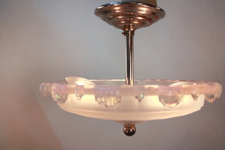 Chrome Flush Mount Ceiling Light by Ezan
