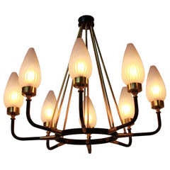 Mid century Italian chandelier Mid century Italian chandelier