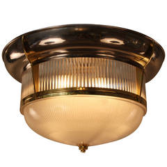 French Flush Mount Ceiling Light by A. Petitot