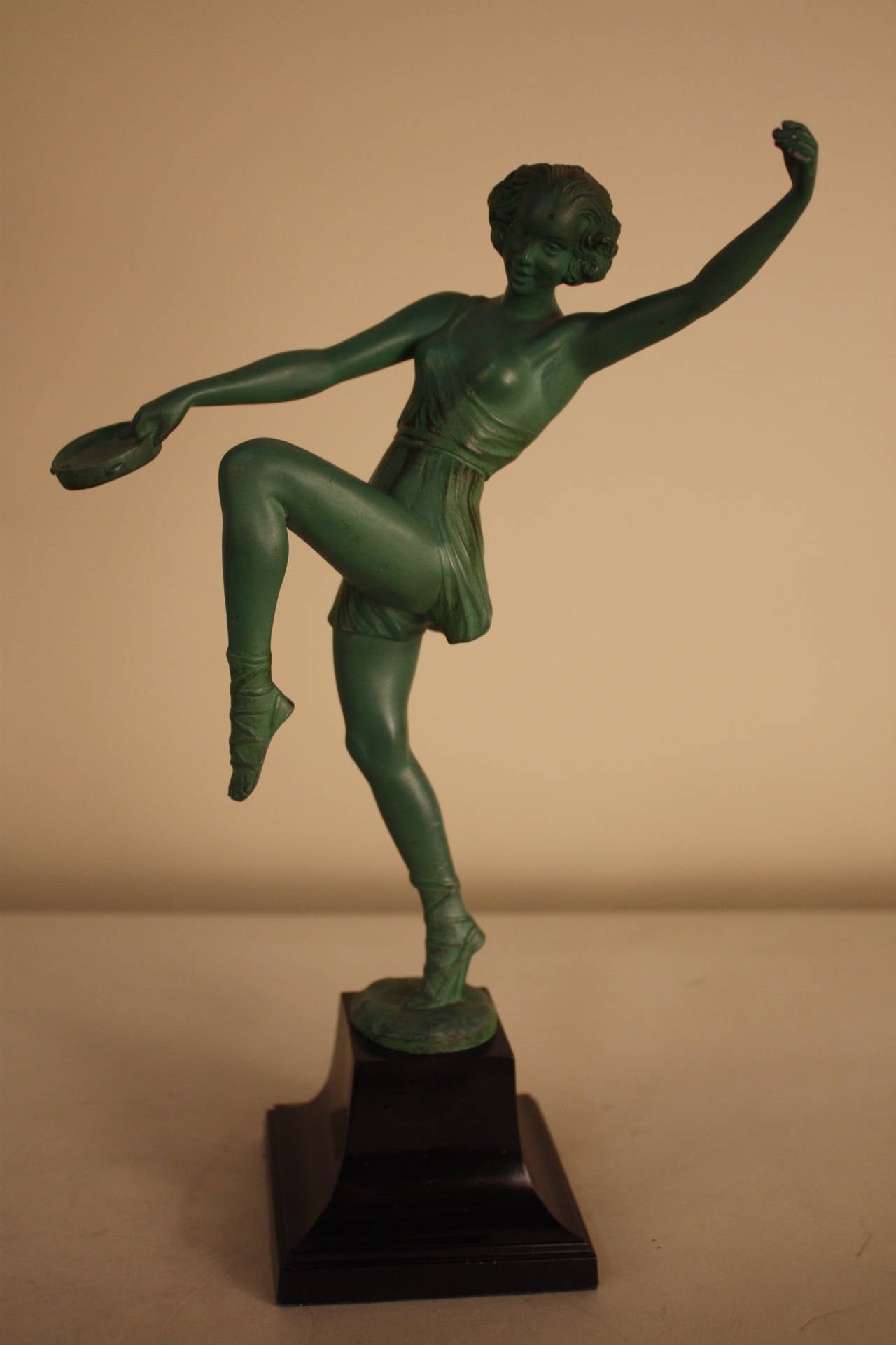 Tambourine Dancer Sculpture by Fayral 2
