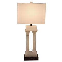 Neoclasic Alabaster Table Lamp
