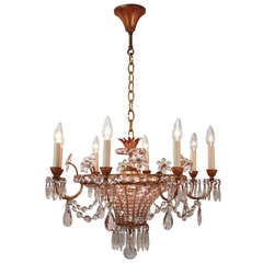 French Crystal Chandelier by Bagues