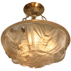 Art Deco Pendent Light By Muller