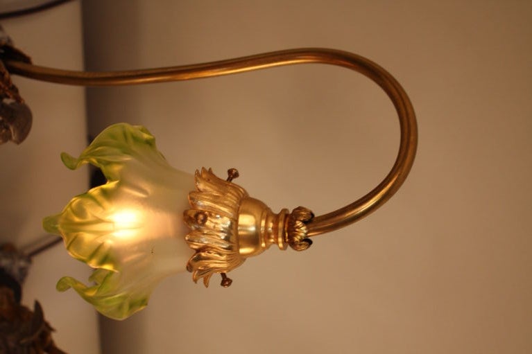 20th Century Pair Of  Rare French Lamps