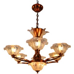 Art Deco Chandelier By Ezan