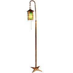 American Stained Glass Floor Lamp