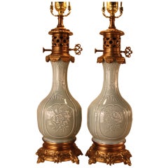 19 Century French Table Lamps