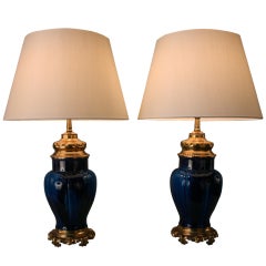 19th c. Table Lamps