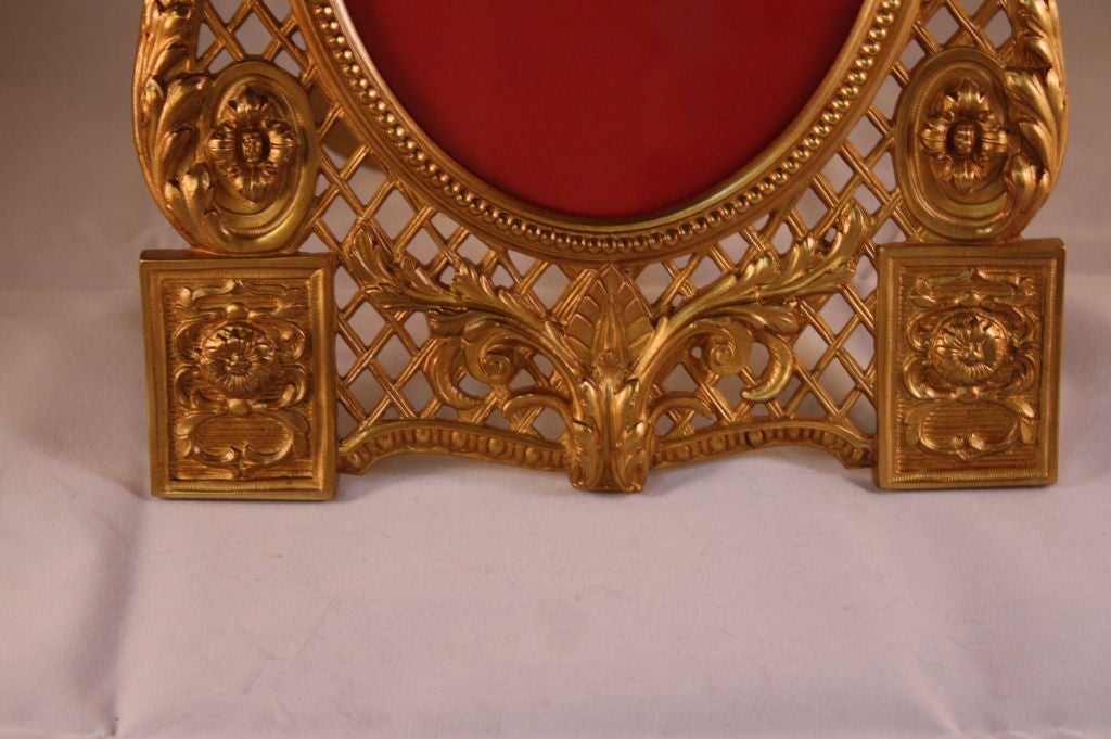 19th c. French Bronze Picture Frame 1