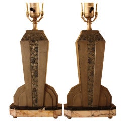 Pair of Art Deco Table Lamps