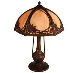 Antique American Art Nouveau Table Lamp