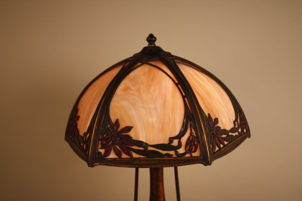 20th Century American Art Nouveau Table Lamp