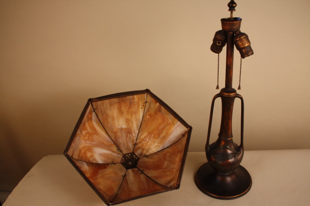 American Art Nouveau Table Lamp 1