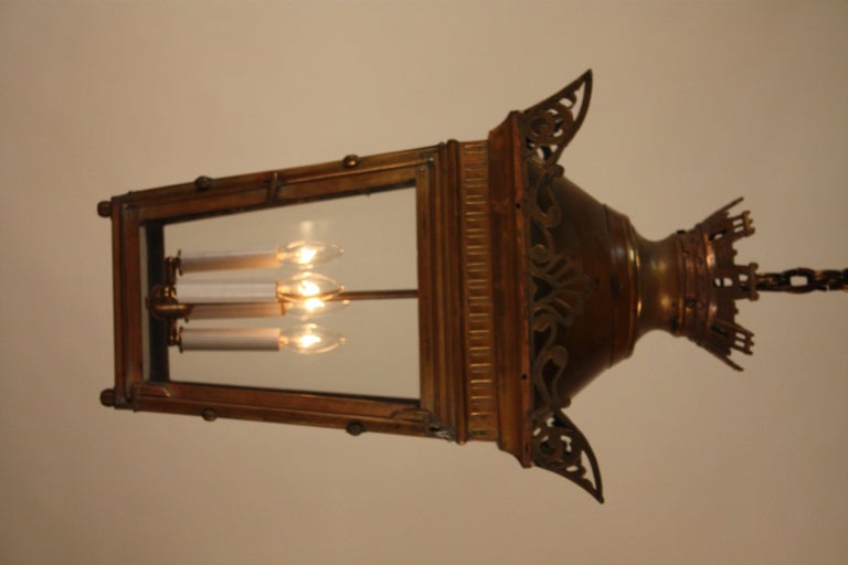 19th Century Bronze Lantern