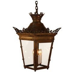 19th Century Bronze Lantern