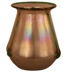 Antique Glass Vase By Loetz