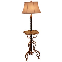 French Bronze Floor Lamp