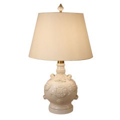 Spanish Pottery Table Lamp