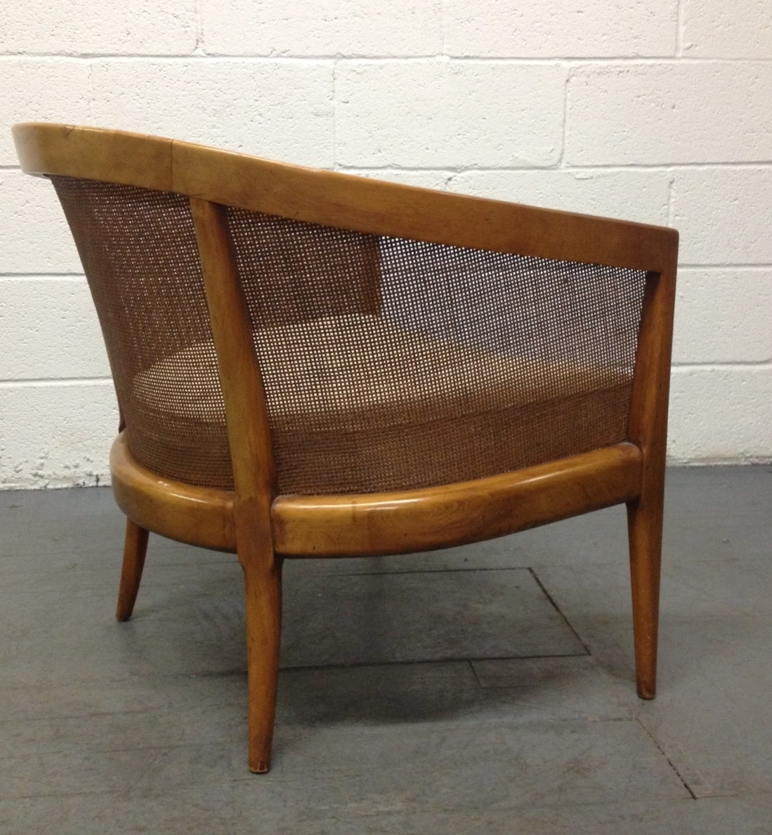 American Pair of Walnut Lounge Chairs Kipp Stewart for Directional