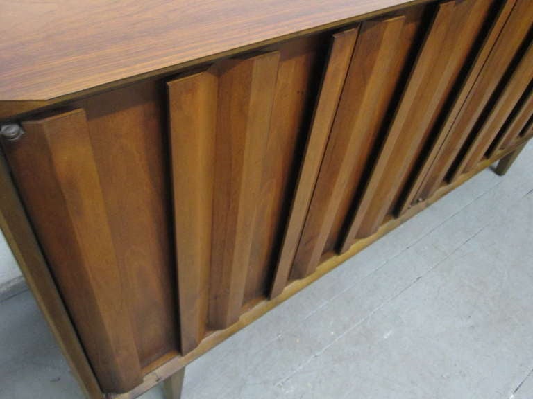 Mid Century Modern Walnut Credenza 1
