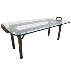Faux Bamboo Coffee Table 7