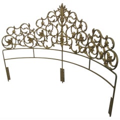 French Style Decorative Rounded Curved Headboard