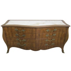 French Style Marble-Top Dresser 12