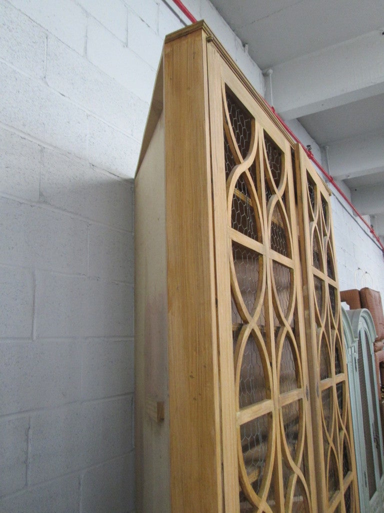 Large French Country Corner Cabinet Cupboard