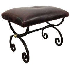 French Wrought Iron Bench 5