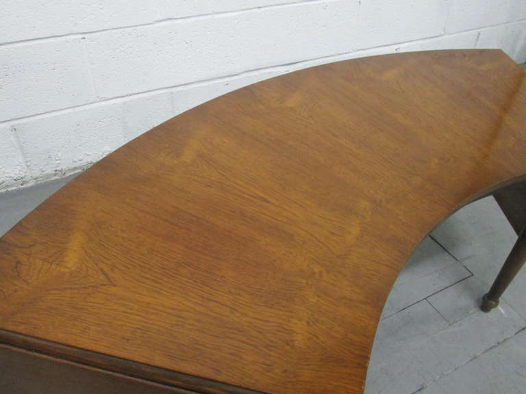 Rosewood Drop Leaf Coffee Table In Good Condition In New York, NY