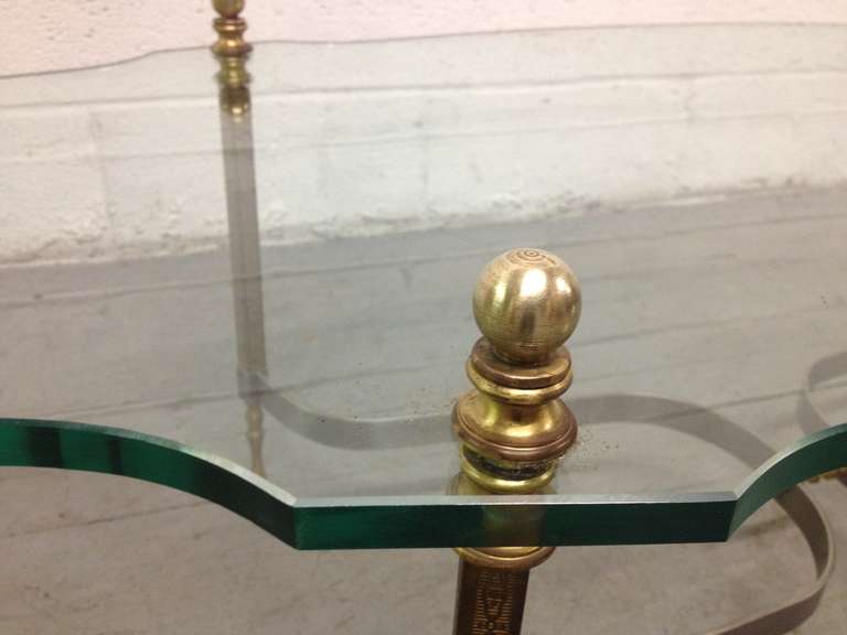 Brass and Steel Coffee Table 1