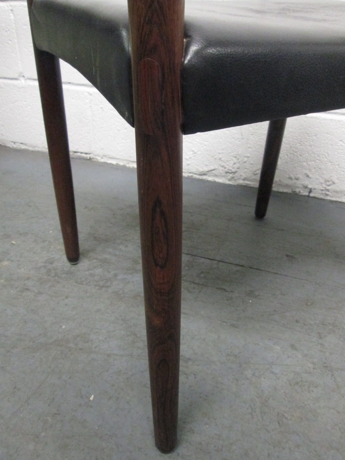 Pair Danish Rosewood Chairs For Sale at 1stdibs