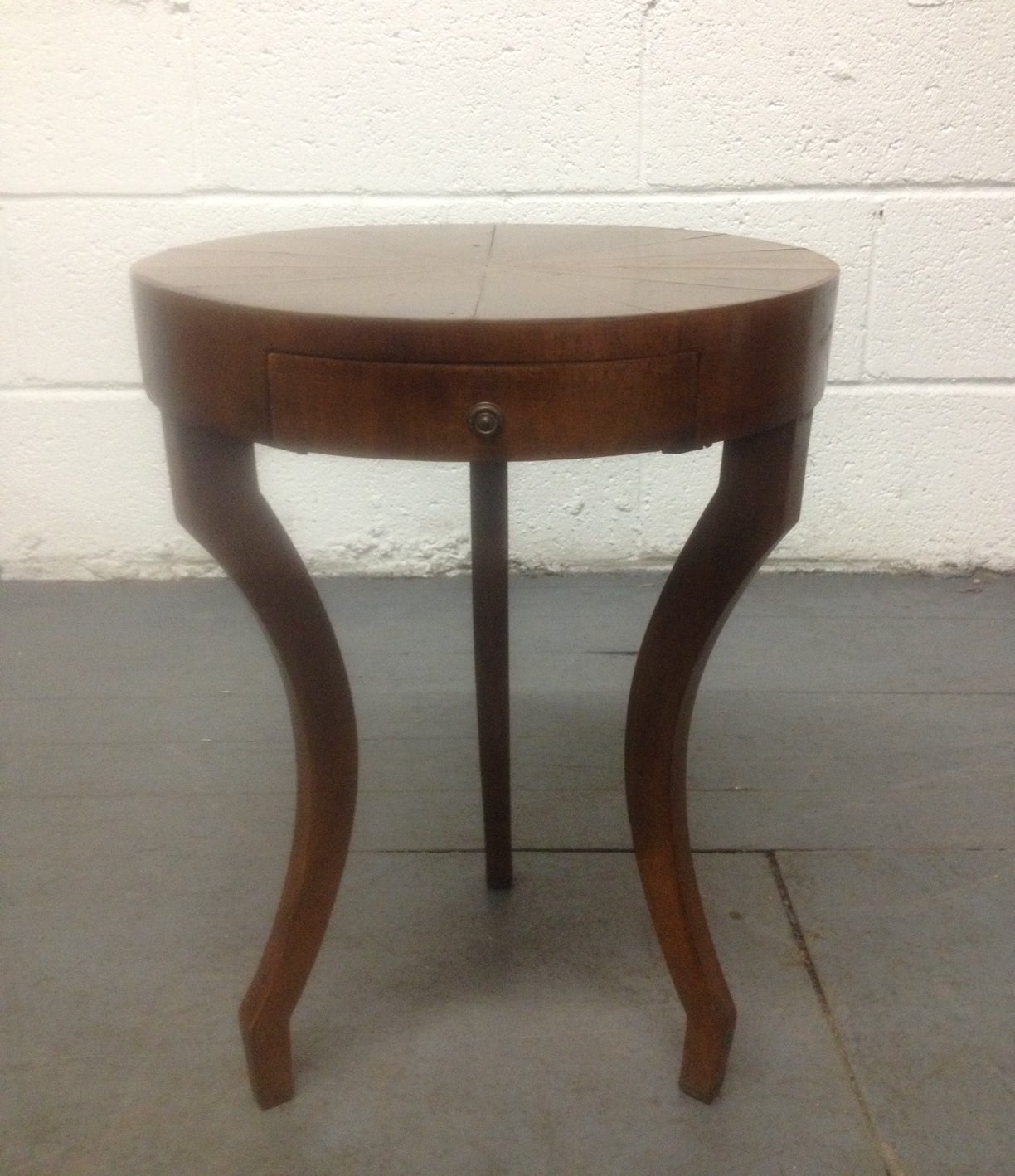 Pair of Italian Antique Walnut Side Tables In Good Condition In New York, NY