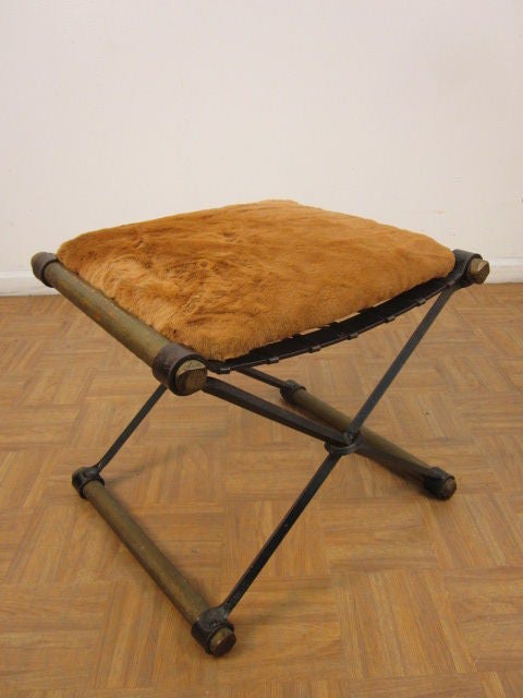 Cleo Baldin for Terra bench with Chinchilla  Seat
