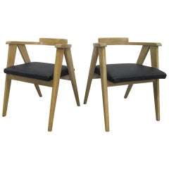 Pair Allan Gould for Herman Miller Compass Chairs