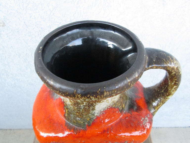 Large Scheurich West German Pottery Vase 1