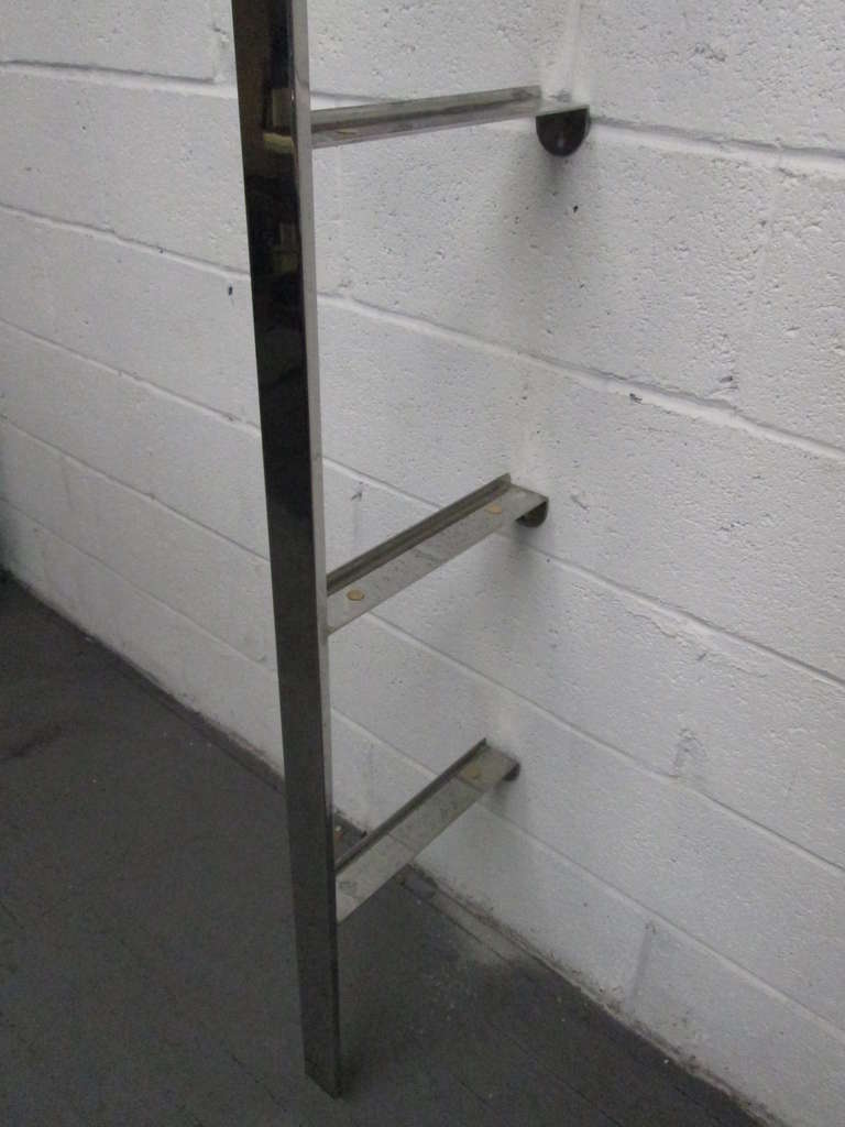 WallMounted Chrome Display by Milo Baughman For Sale at 1stDibs