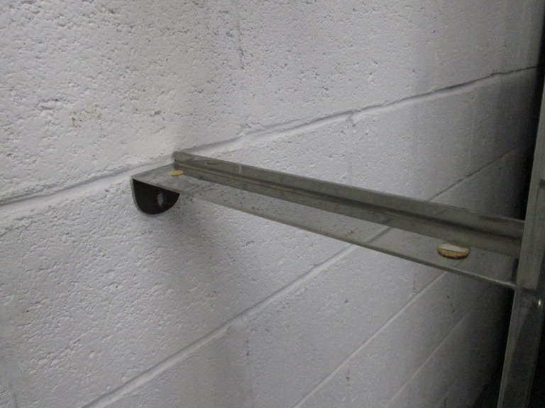 WallMounted Chrome Display by Milo Baughman For Sale at 1stDibs