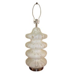 Tiered Murano Glass Lamp