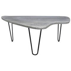 French Cerused Organic Form Coffee Table 8