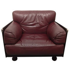 Leather Lounge Chair by Poltrona Frau 2