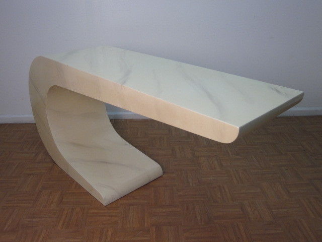 Pierre Cardin Cantilevered Console Table In Good Condition In New York, NY